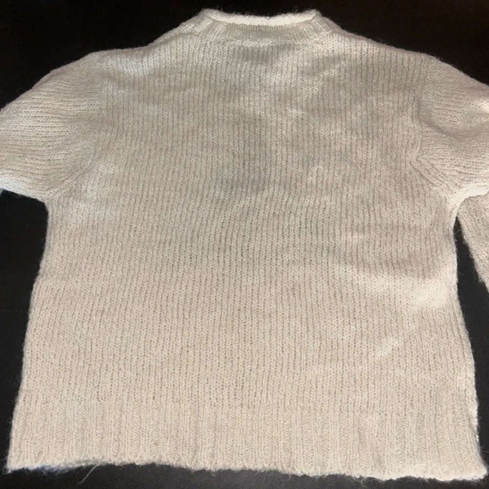GAP Kids White Sweater with Christmas Tree Design